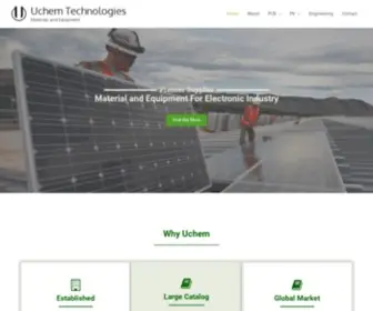 Uchem.com.sg(Materials and Equipment) Screenshot