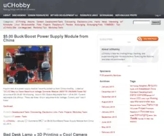 Uchobby.com(Making things with Micro) Screenshot