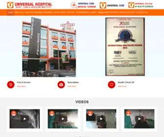 Uchsindia.com(Universal Centre of Health Sciences) Screenshot