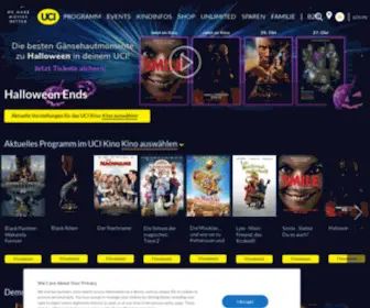 Uci-Kinowelt.de(UCI Kino) Screenshot