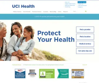 Ucihealth.org(UCI Health) Screenshot