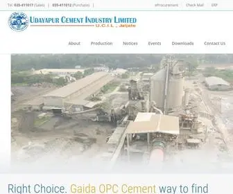 Ucil.org.np(Udayapur Cement Industries Ltd) Screenshot