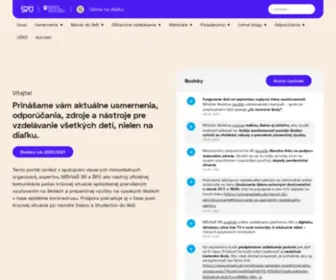 Ucimenadialku.sk(Domov) Screenshot