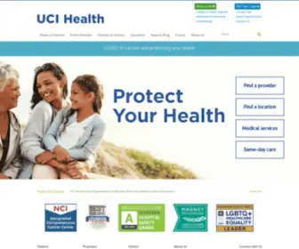 Ucirvinehealth.org(UCI Health) Screenshot