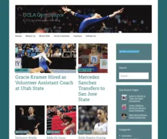 Uclagymsource.com(A UCLA Gymnastics Fan Blog) Screenshot