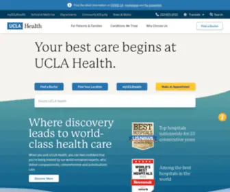 Uclahealth.org(UCLA Health) Screenshot