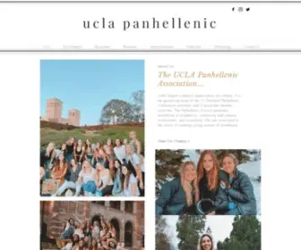 Uclapanhellenic.com(The UCLA Panhellenic Association) Screenshot