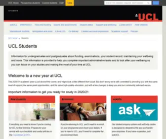 Uclcloud.com(University College London) Screenshot