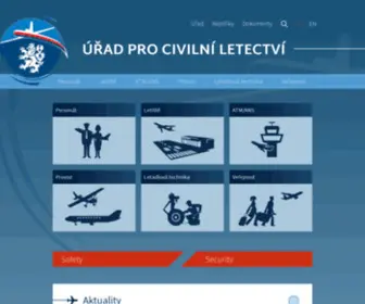 UCL.cz(Úřad pro civilní letectví) Screenshot