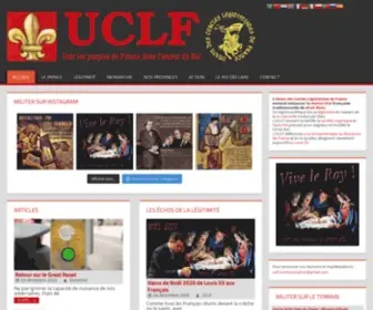 UCLF.org(Unir les peuples de France dans l'amour du Roi) Screenshot