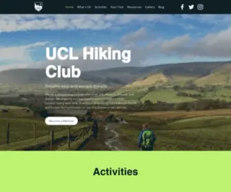 Uclhiking.co.uk(UCL Hiking Club) Screenshot