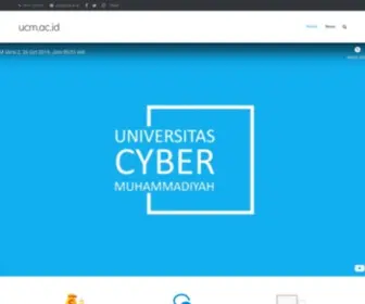 UCM.ac.id(Universitas Cyber Muhammadiyah) Screenshot