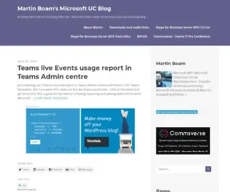 Ucmart.uk(All things Microsoft UC including Office 365) Screenshot