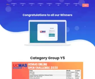 Ucmaschallenge.com(Ucmas online challenge 2022) Screenshot