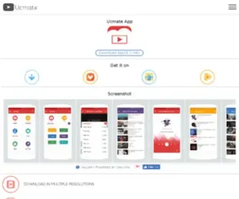Ucmate.info(Youtube video downloader app for Android) Screenshot
