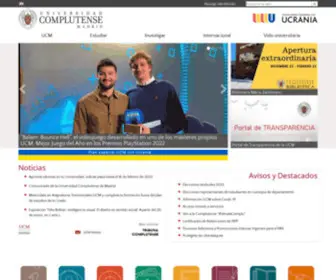 UCM.es(Universidad Complutense de Madrid) Screenshot