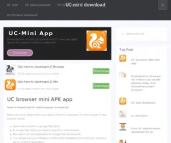 Ucmini.co.in(UC Mini App) Screenshot