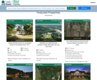 UCMLP.com(United Country Midwest Lifestyle Properties LLC) Screenshot