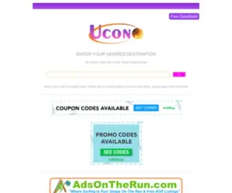 Ucono.com(Economical Travel To Fit Your Budget) Screenshot
