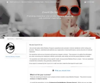 Ucountonus.com(Secret Shopper Services by Count on Us) Screenshot