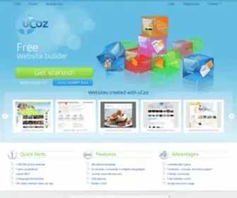 Ucoz.co.uk(Free Website Builder) Screenshot