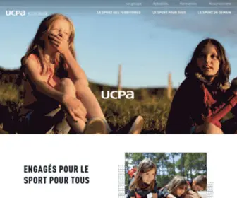 Ucpa.asso.fr(UCPA Association) Screenshot