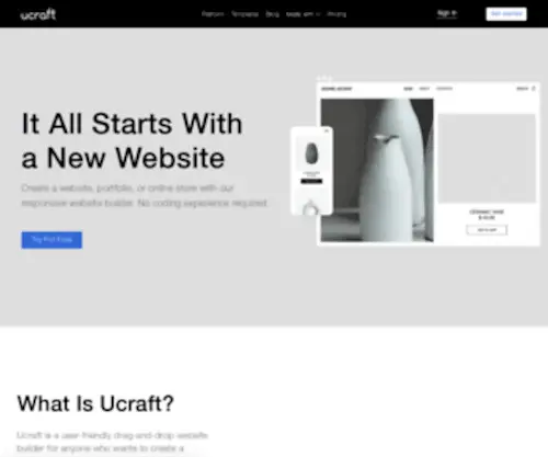 Ucraft.me(Ucraft) Screenshot
