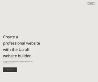 Ucraft.site(UCRAFT Builder) Screenshot