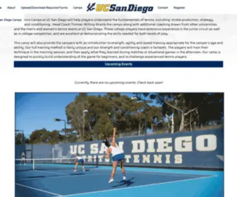 Ucsandiegotenniscamps.com(UC San Diego) Screenshot