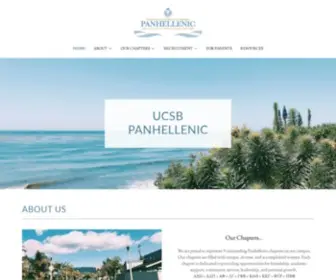 Ucsbpanhellenic.org(UCSB Panhellenic) Screenshot