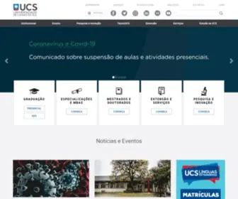 UCS.br(Universidade de Caxias do Sul) Screenshot