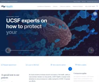 Ucsfhealth.org(UCSF Health) Screenshot