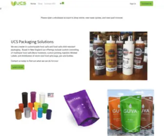Ucspack.com(Cannabis Packaging) Screenshot