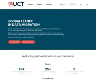 Uctcorp.com(Insurance Data Migration Services) Screenshot