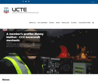 Ucte.com(Union of Canadian Transportation Employees) Screenshot