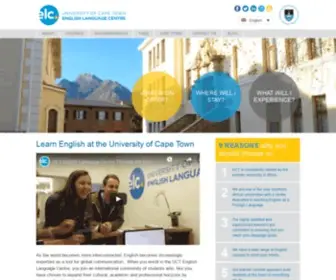 Uctlanguagecentre.com(Learn English with UCT English Language Centre) Screenshot
