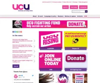 Ucu.org.uk(UCU) Screenshot
