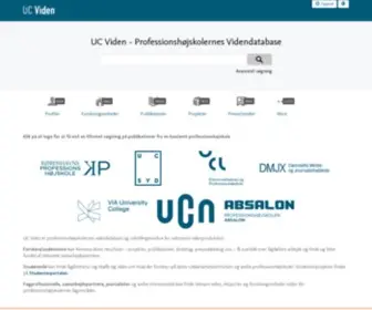 Ucviden.dk(UC Viden) Screenshot