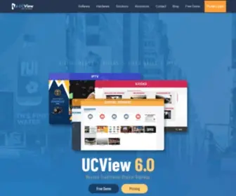 Ucview.com(Digital Signage Software) Screenshot
