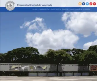 UCV.ve(Universidad Central de Venezuela) Screenshot