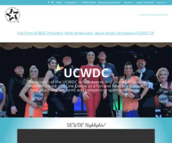 UCWDC.org(UCWDC The United Country Western Dance Council) Screenshot