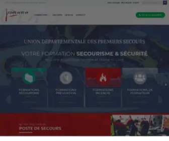 UD-Premiers-Secours.fr(Formation secourisme et sécurité) Screenshot