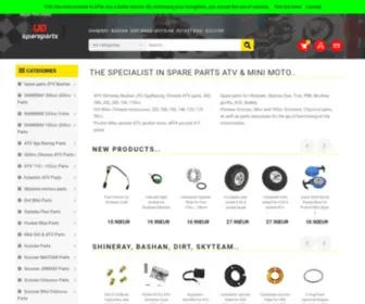 UD-Spareparts.com(Online sales Shop of parts for pocket bike) Screenshot