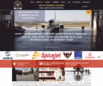 Udaanbharat.in(Udaan Federal Aviation (India's Largest Aviation Supporter)) Screenshot