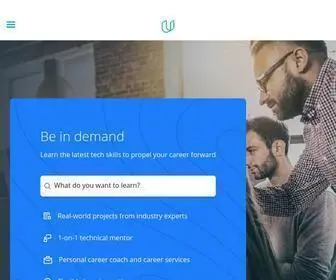 Udacity.com(Advance Your Career) Screenshot