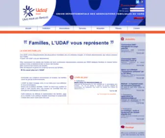 Udaf30.fr(Udaf 30 Gard) Screenshot