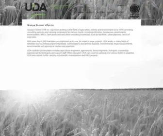 Udainc.com(Groupe Conseil en environnement) Screenshot