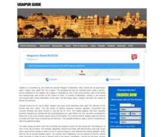 Udaipur.org.uk(Udaipur City Rajasthan India) Screenshot