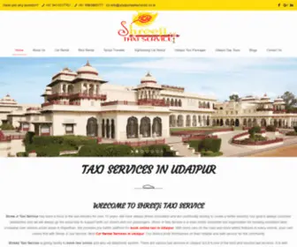 Udaipurtaxiservices.co.in(Shree Ji Tours) Screenshot