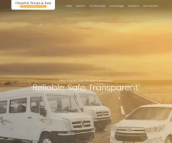 Udaipurtoursandtaxi.com(Car Rental in Udaipur. Udaipur Travel) Screenshot